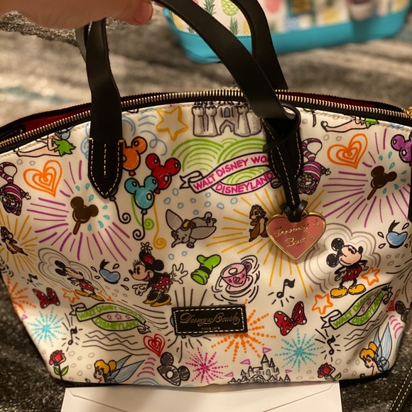 Disney Dooney and Bourke Nylon Sketch Satchel - Picture 1 of 7